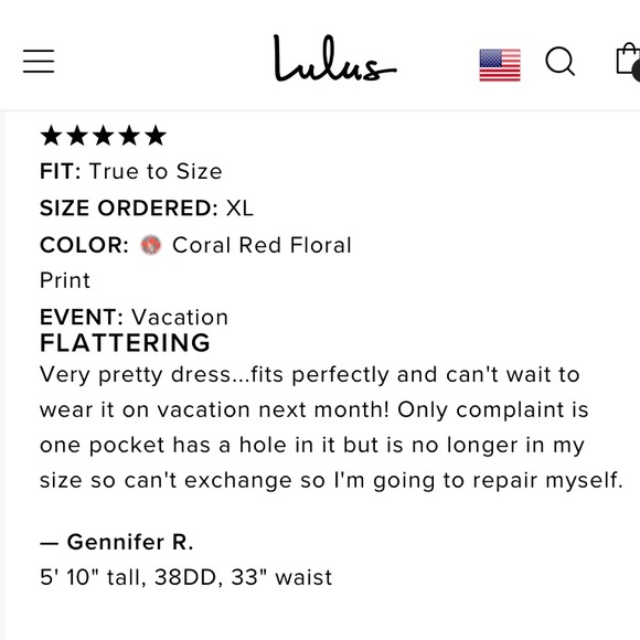 Lulu’s Coral Tropical Print Smocked Bodice Side Slit Maxi Dress - Picture 12 of 13